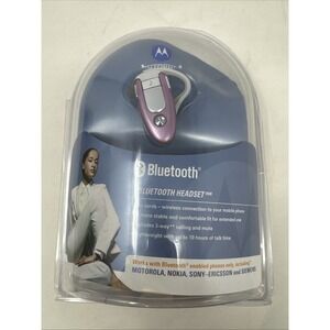Motorola H505 Bluetooth Wireless Hands‎ free Headset PINK BRAND NEW Open Box